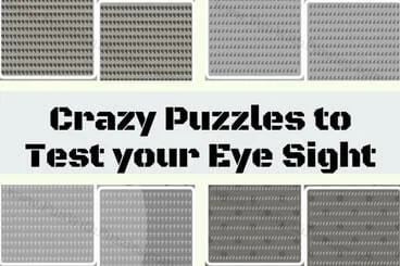 Crazy Puzzles which will Test your Eye Sight