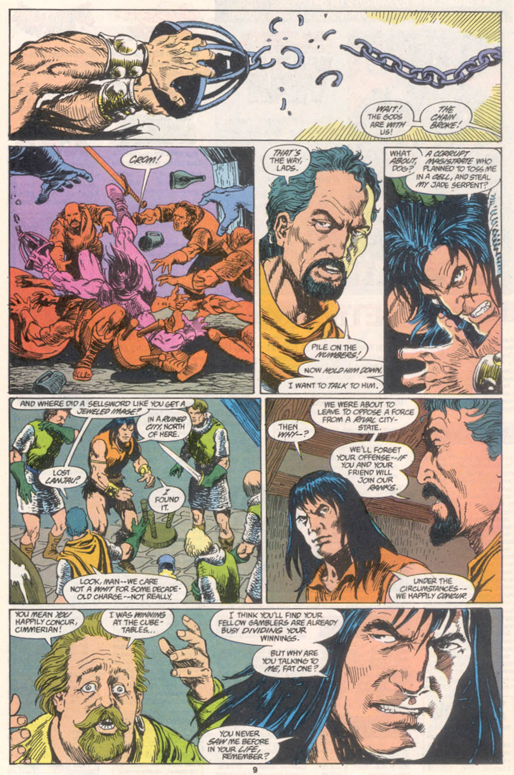Read online Conan the Barbarian (1970) comic -  Issue #255 - 8