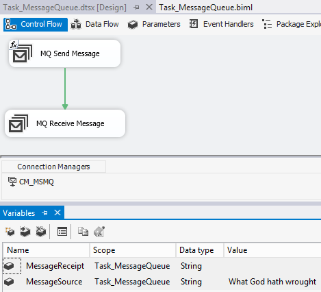 World of Whatever: Biml - Message Queue Task
