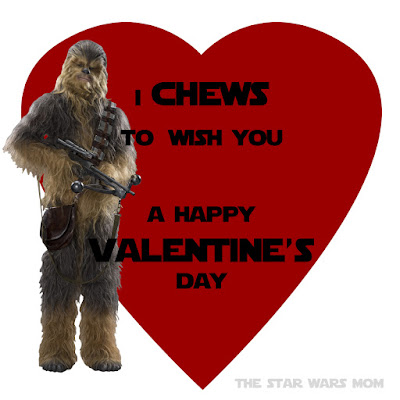 Chewbacca Valentine Free Printable