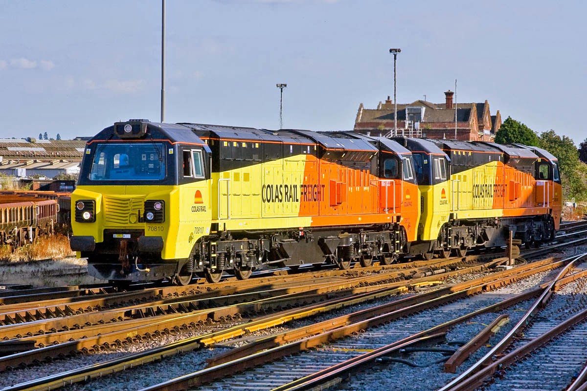 47s and other Classic Power at Southampton Colas 70/8's at Eastleigh, 10th July 2014 47s and other Classic Power at Southampton Colas 70/8's at Eastleigh, 10th July 2014