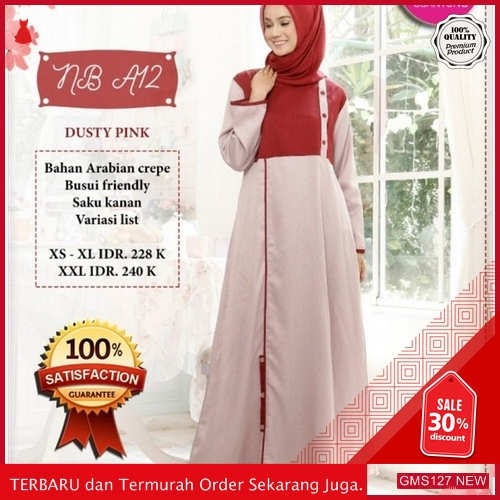 GMS127 AMLNL127G109 Gamis Nibras Balotelli Terbaru Dropship SK0742694129