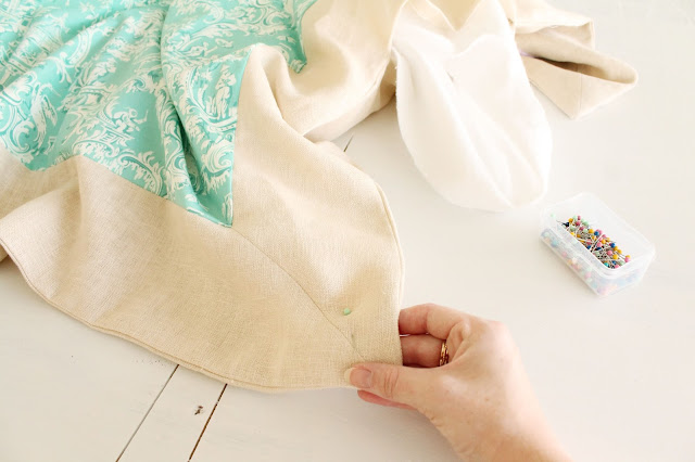 Make a hand-quilted baby blanket