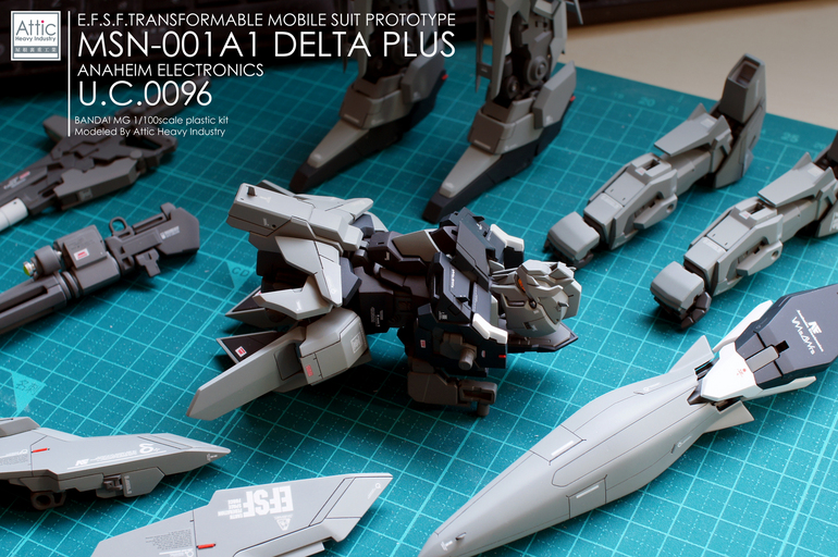 Custom Build: MG 1/100 Delta Plus - Gundam Kits Collection News and Reviews