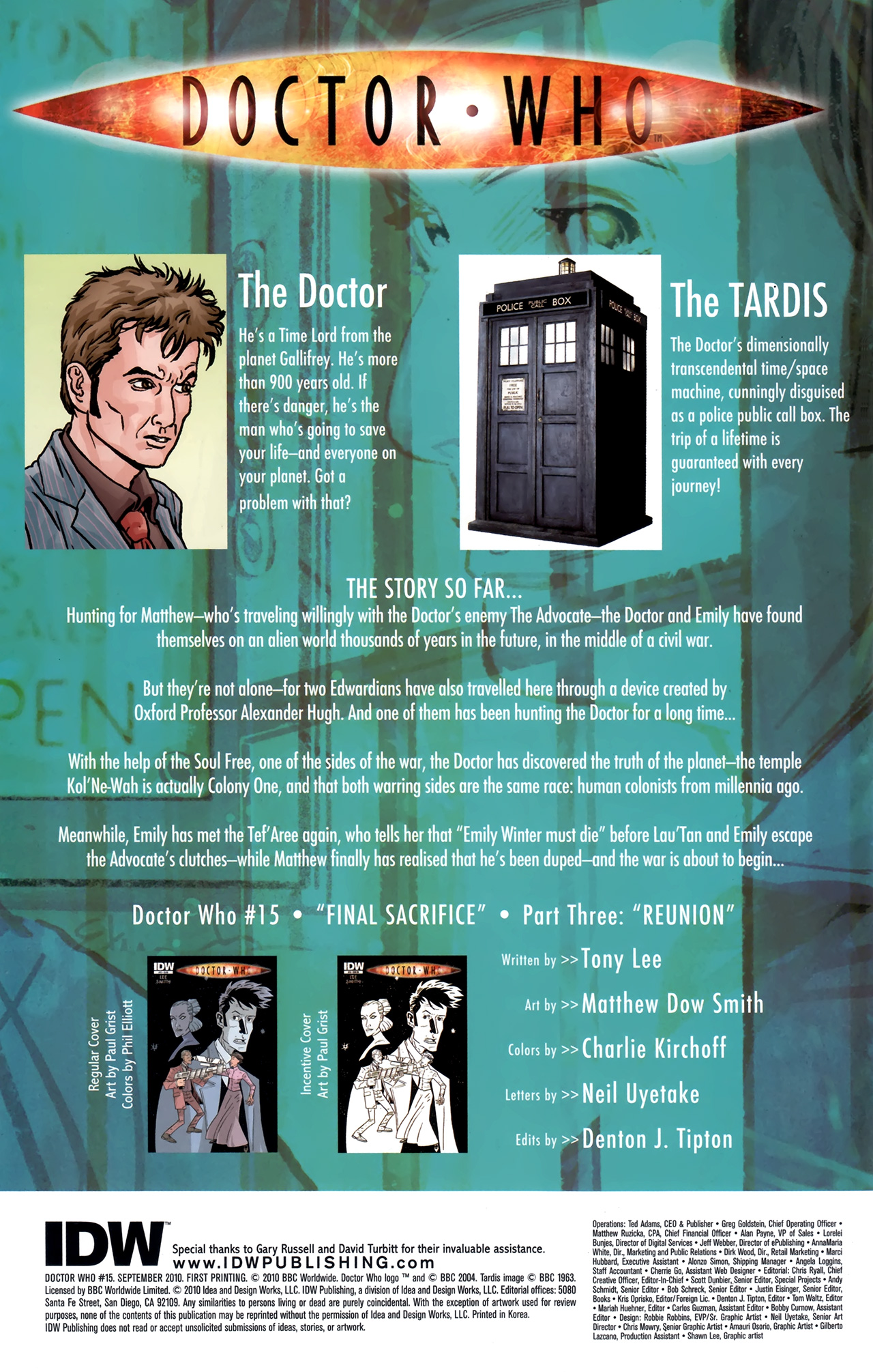 Doctor Who (2009) issue 15 - Page 2
