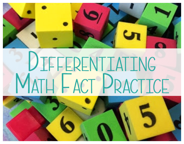 Differentiated Math Fact Practice