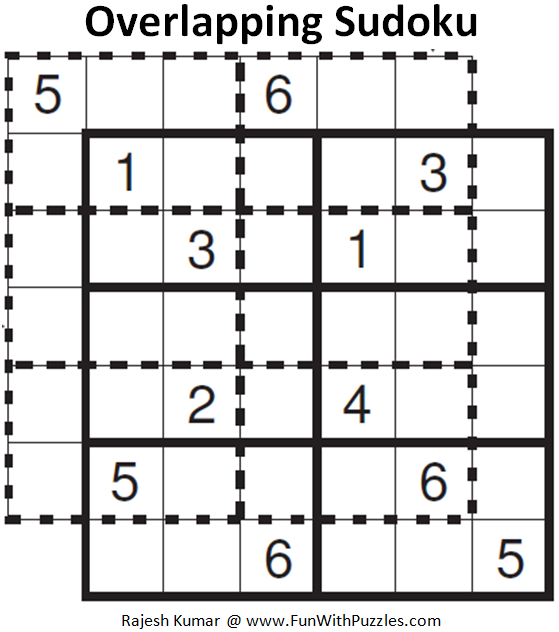 Overlapping Sudoku (Mini Sudoku Series #72)