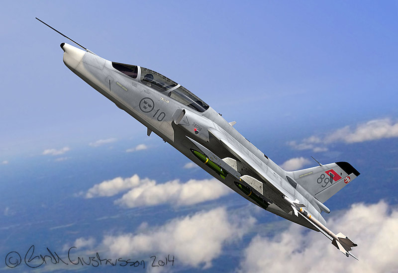 No Barrel Rolls: Entre el Viggen y el Grippen, el Saab B3LA