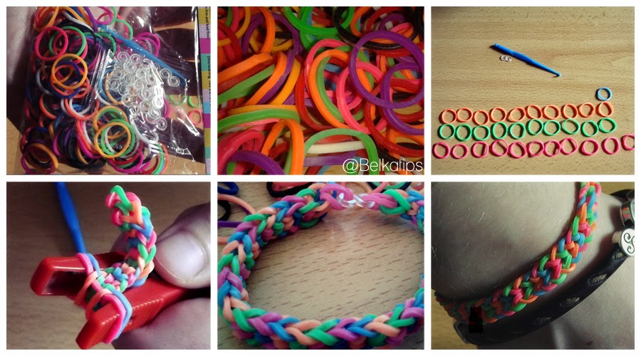 Belkatips: Pulsera de gomas inverted con una pinza