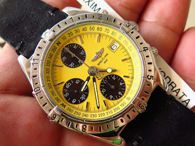breitling chronomat yellow