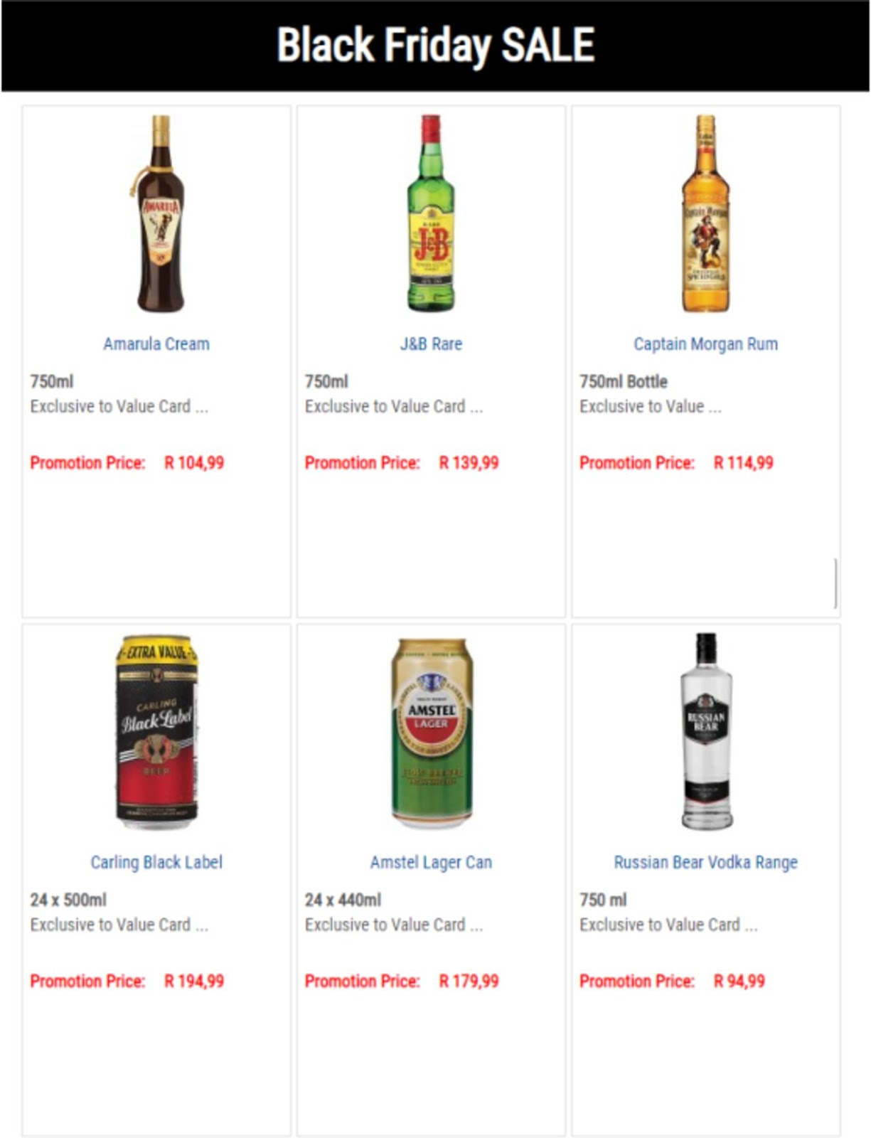 Ultra Liquors Black Friday Specials & Deals 2018 [Prices Revealed