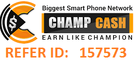 Champcash refer ID: 157573