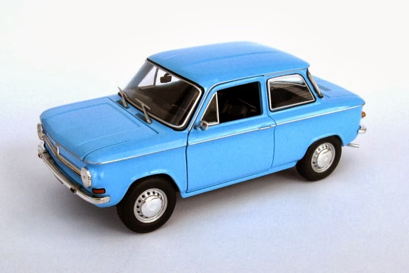 Coche A Escala 1/24 ZAZ 966 Y NSU Prinz 4 De 1967 - Modelo Hachette, Coleccionable