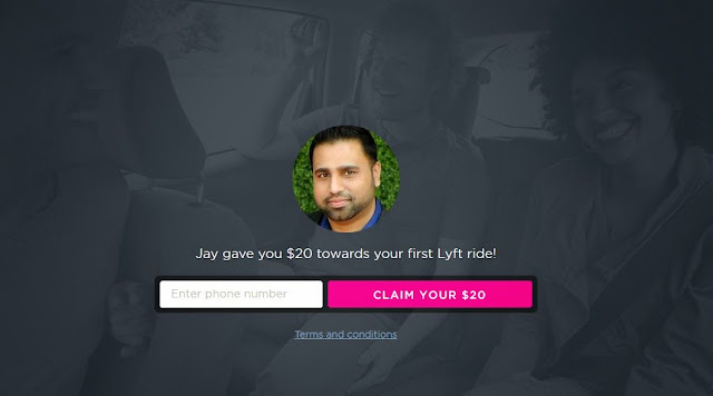  Jay gave you $20 towards your first Lyft ride!
