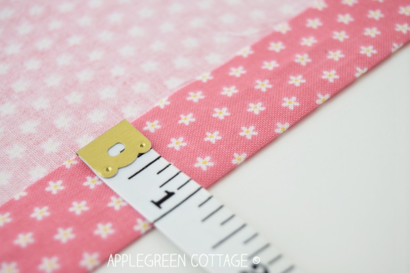 How To Hem DoubleFold Hem AppleGreen Cottage