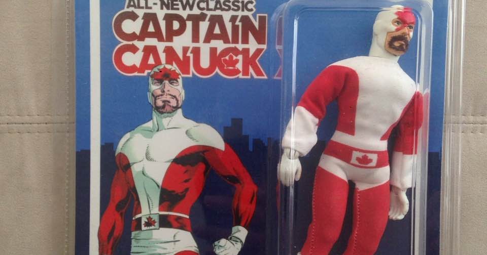 POP CULTURE SHOP CAPTAIN CANUCK TORONTO COMICON '16 EXCLUSIVE 8" RETRO ACTION FIGURE VARIANT MEGO