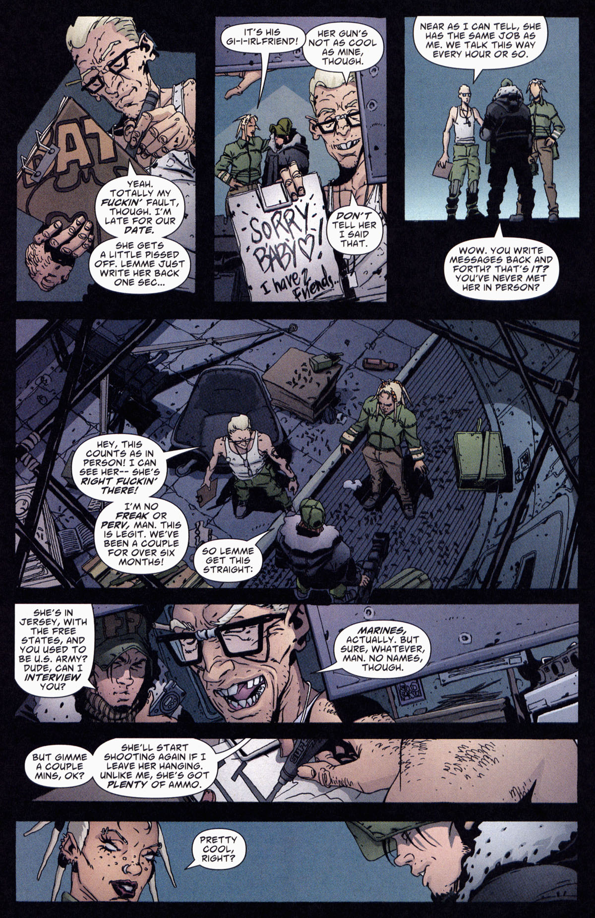 Read online DMZ (2006) comic -  Issue #2 - 16
