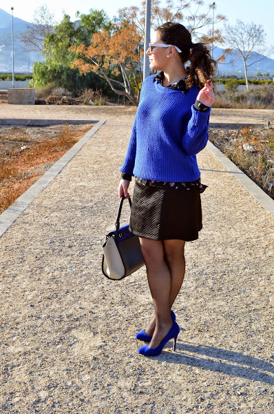 azul, blue, céline bag, fashion blogger, castellón, blog de moda, looks, outfits, spain, mi vestido azul, lourdes bueso