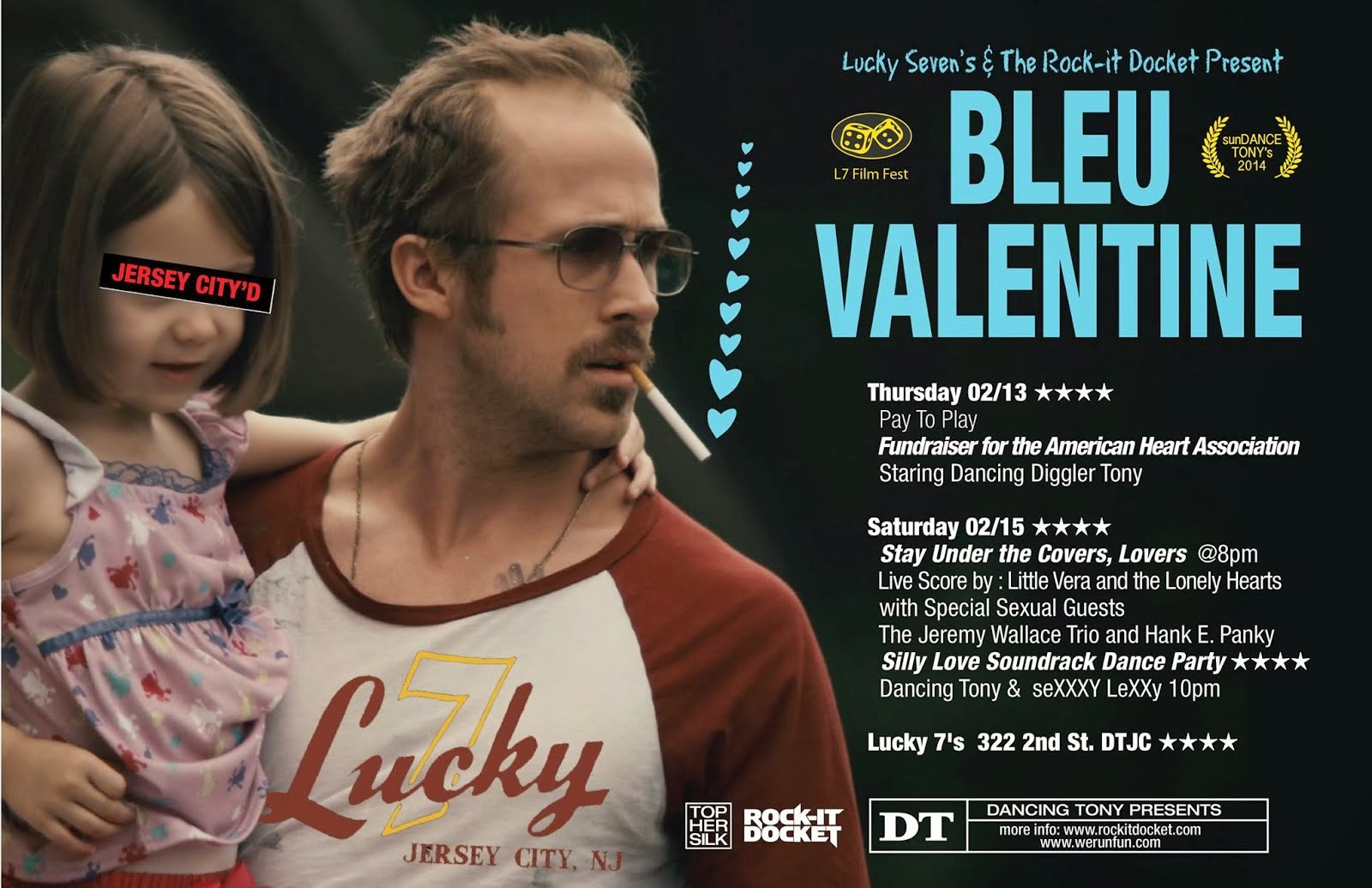 Bleu Valentine Weekend at Lucky 7's