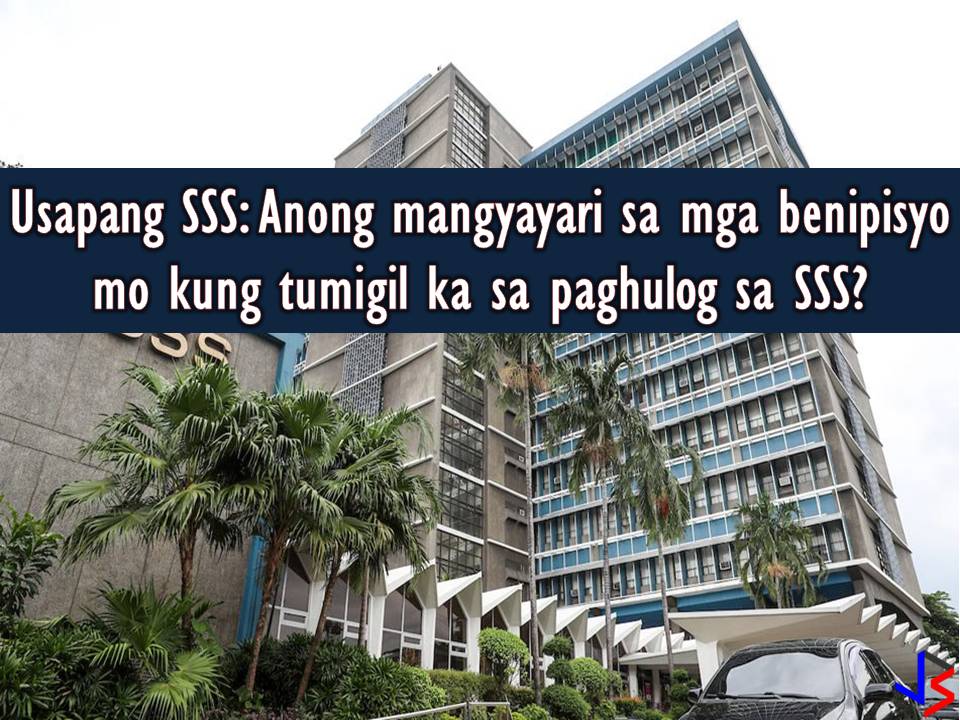 Often times this question comes from voluntary members of Social Security System (SSS). Those who are self-employed and some Overseas Filipino Workers (OFWs) who paid their own membership without a share from their companies. According to SSS, when a member completes a 120-month contribution, that is equivalent to 10 years, the member is entitled to retirement pension at the age of 60. Even members who did not complete or contributed less than 120 months are also entitled to lump sum pension.  But the question is, is 120 months contribution good enough? The answer is no and this is not advisable. A member who contributed at least 120 months is qualified for a pension at 60 years old but ceasing your SSS contribution means the following;  1. You cannot avail of sickness and maternity benefit. A member should have at least three contributions in a year before the semester of sickness, maternity or miscarriage.  2. You cannot avail of disability benefit because a basic requirement to this is at least one contribution in six months before the disability.  3. You cannot avail of a loan. SSS members should have at least six contributions in a year before it can file for a loan.  One of the most beneficial benefits of continuing your SSS contribution is, you will be getting a bigger amount of your retirement pension. Always remember that the computation of your pension will include the number of years your SSS contributions. SSS is a good preparation for your future. Paying much higher contribution means an increase in your pension someday. You can also apply to the SSS PESO Fund to increase your allowance or SSS Flexi Fund if you are OFW.