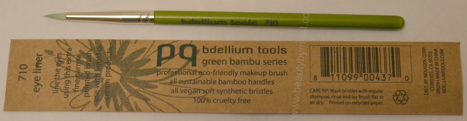 Bdellium Tools Green Bambu Series 710 Eye Liner brush review