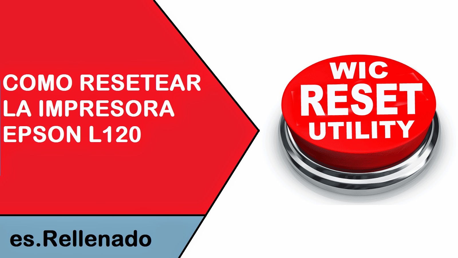 reset almohadillas de impresión con WicReset para Epson L120