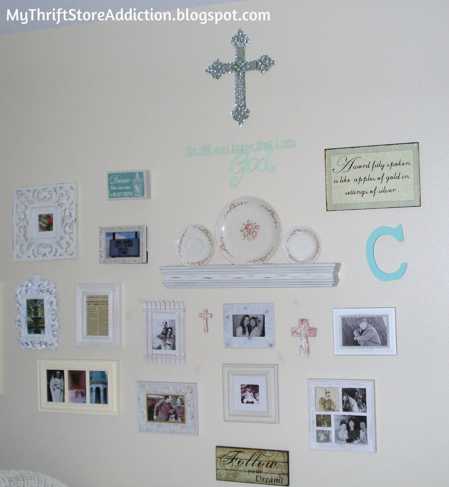 Family memories gallery wall