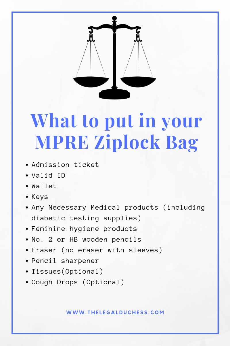 All About the MPRE The Legal Duchess