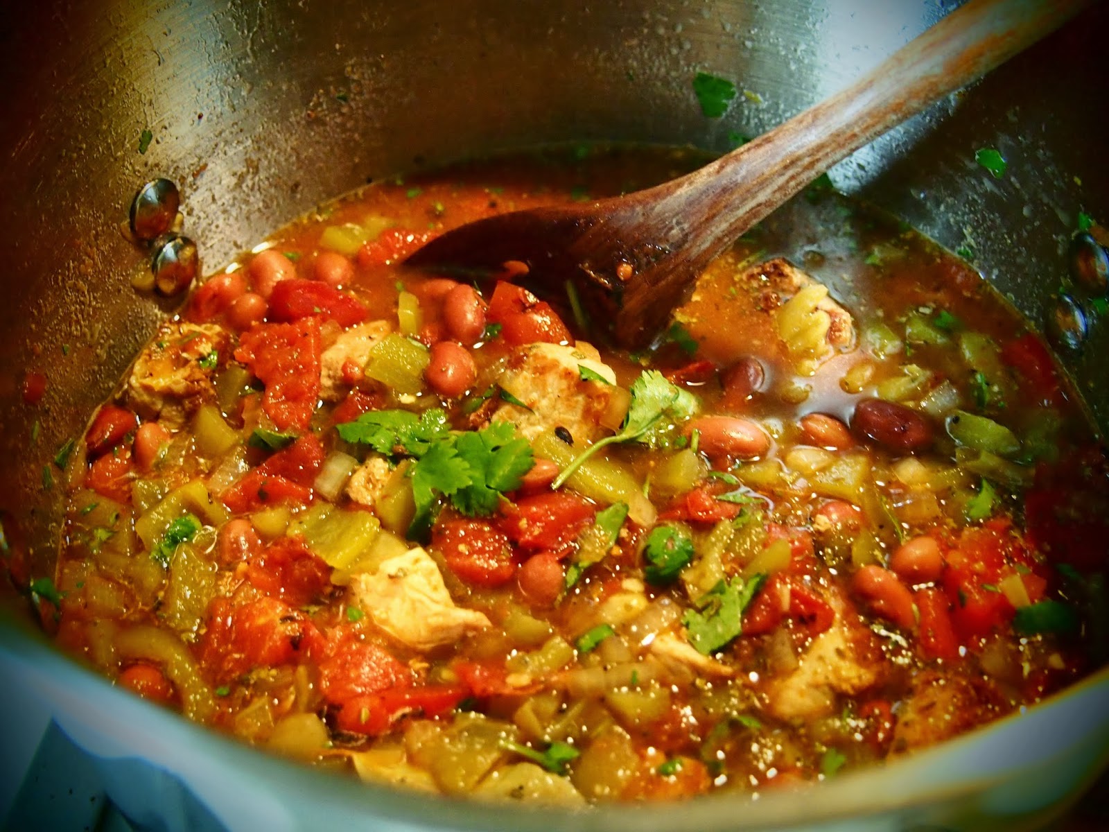 In the Middle of Nowhere Green Chile Pork Stew
