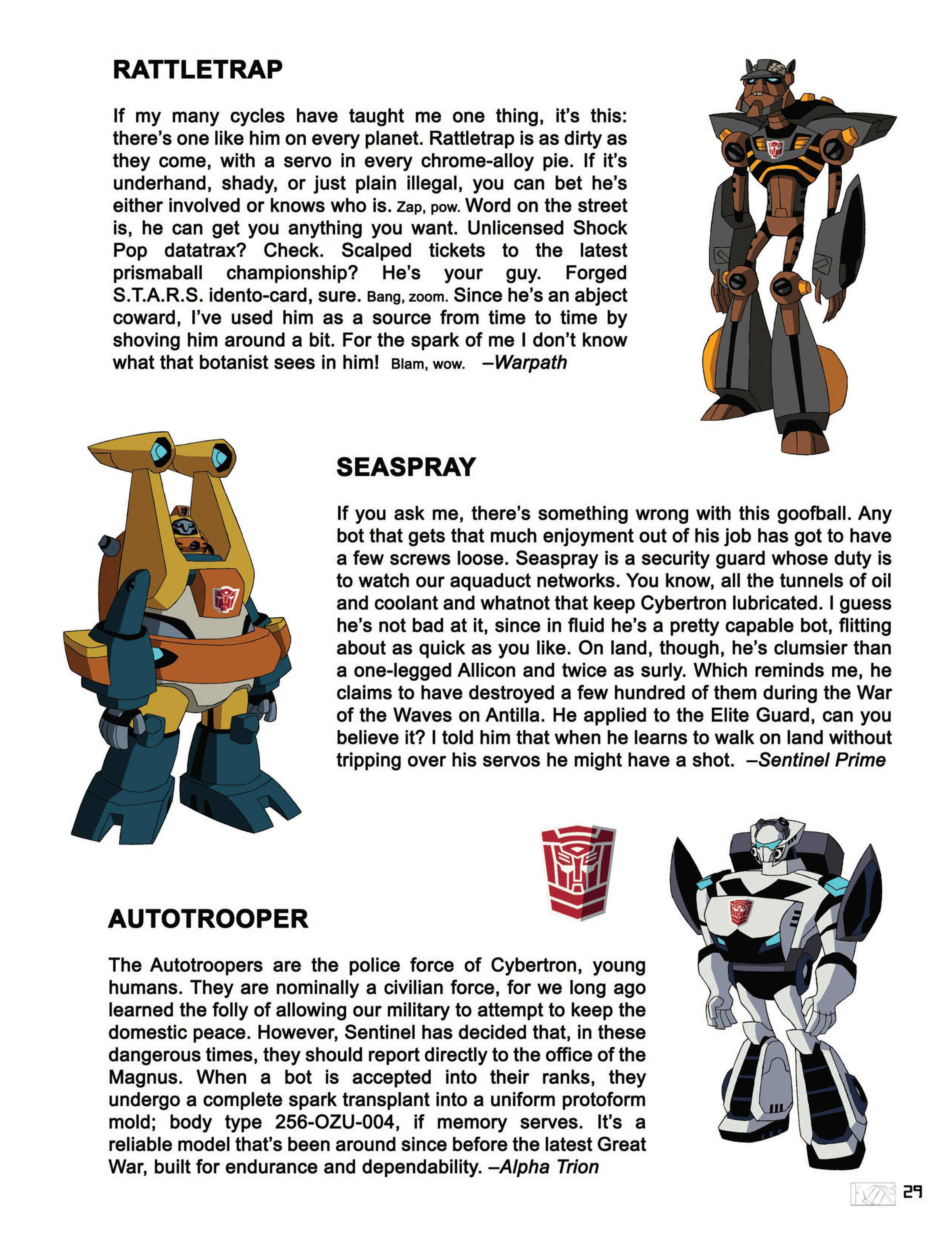Transformers Animated: The Allspark Almanac issue TPB 2 - Page 28