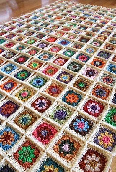 How to make quilt crochet squares hexagons Tutorial Crochet Baby Crochet sampler afghan
