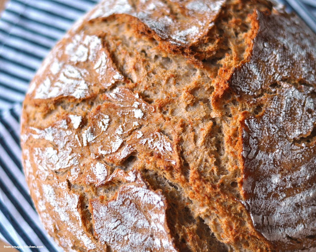 Brotiebe - einfaches Dinkel-Roggenbrot mit Couscous - From-Snuggs-Kitchen