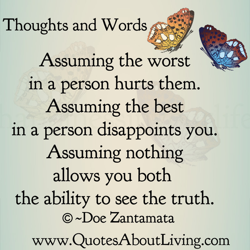 Assuming Quotes QuotesGram Assuming Quotes QuotesGram