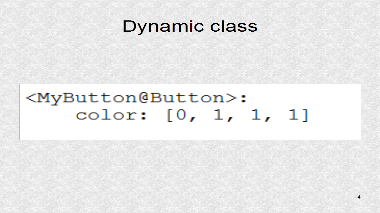 Mobile Programming in Python 7. Background Color