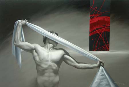 Sueños de amor | Fidel Garcia ~ pintor mexicano expresionista figurativo y abstracto