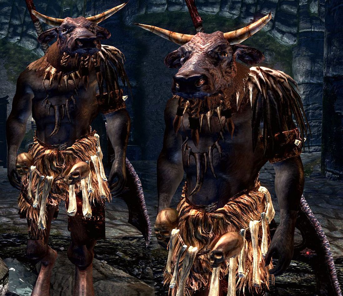 скайрим мод существ