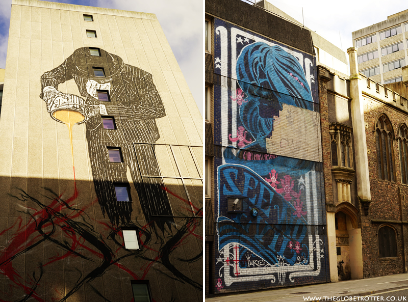 Bristol Street Art - The Globe Trotter
