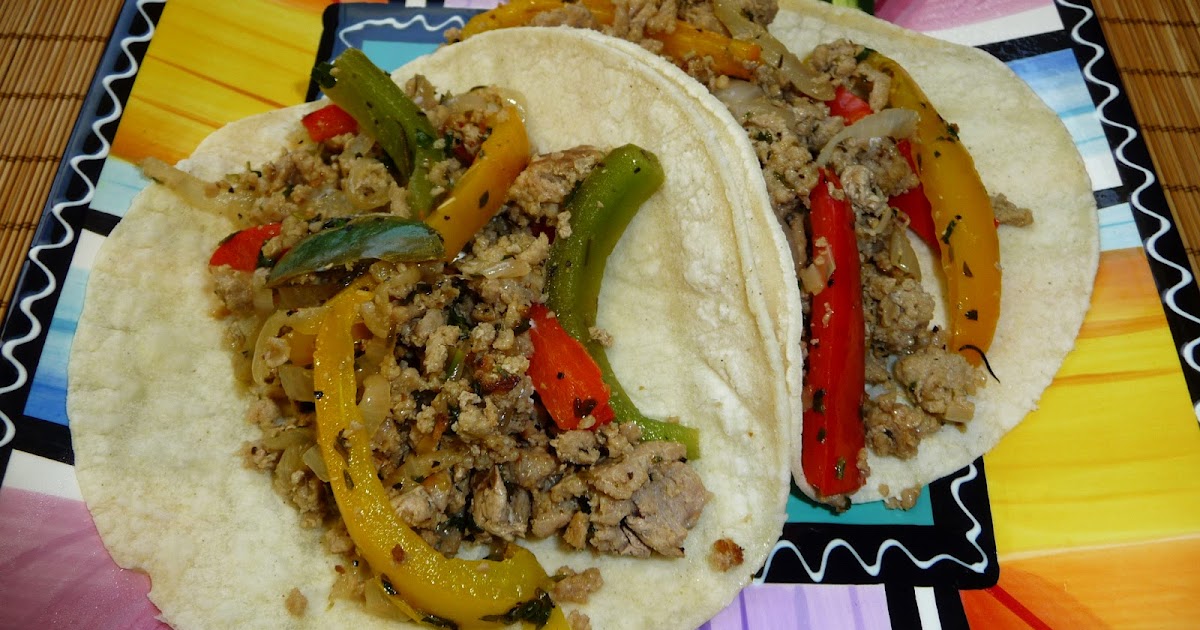 Fajitas de Carne Molida Cocina Facil