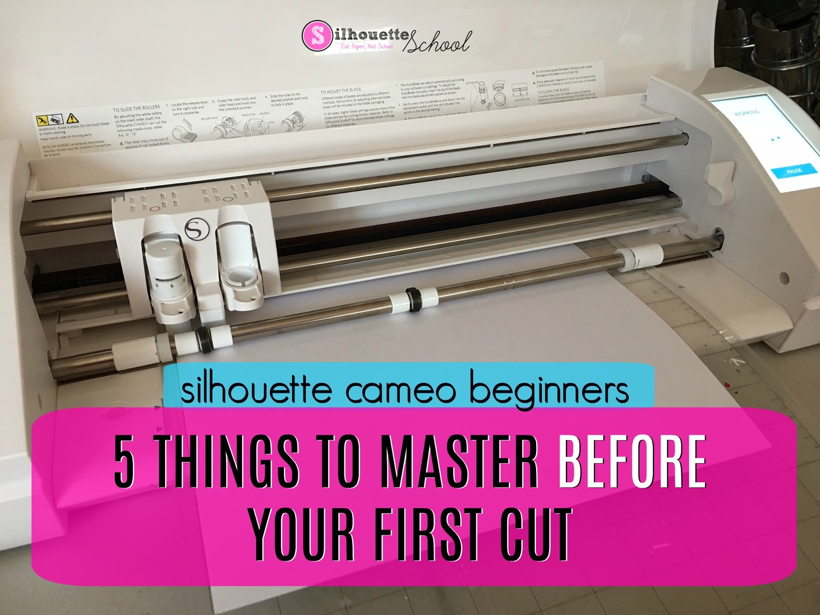 Silhouette CAMEO 4 AutoBlade Won't Cut? 5 Things to Check! - Silhouette  School