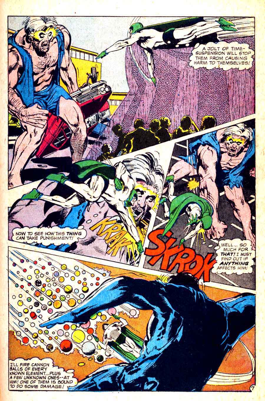 Spectre v1 #5 dc 1960s silver age comic book page art by Neal Adams