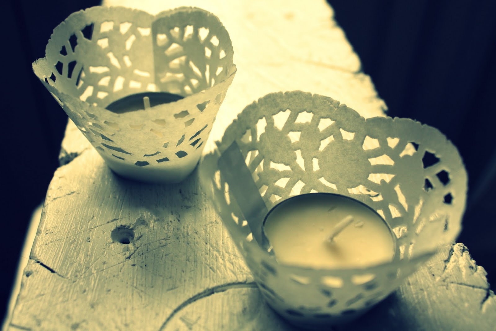 Miss Sew & So vintage inspired tea light holders...