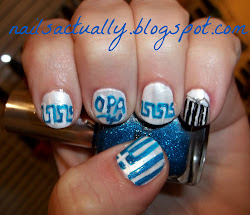greek nails flag actually