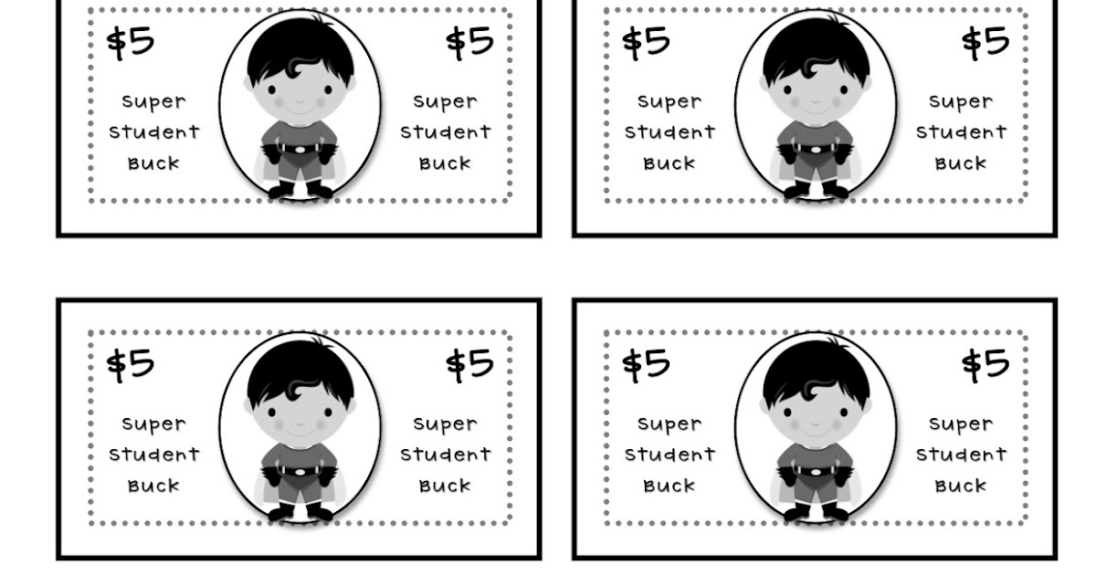 Teacher Idea Factory SUPER STUDENT BUCKS MATH + REWARDS IN ONE