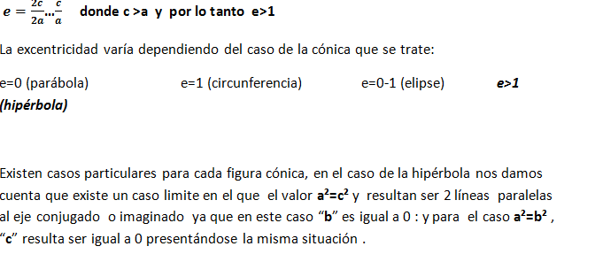 Hipérbola_2°_5_Equipo 04 CAPITULO VI Excentricidad.