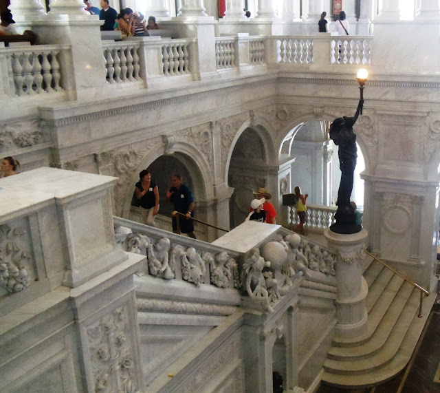 Interior of the Library of Congress - Main Hall Interior of the Library of Congress