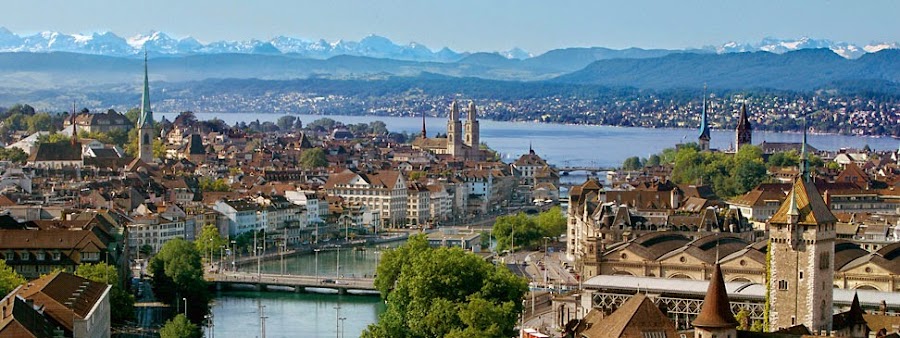 Panoramica de Zurich, Suiza