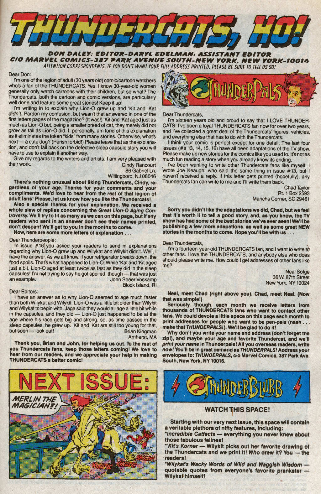 Read online ThunderCats (1985) comic -  Issue #19 - 33