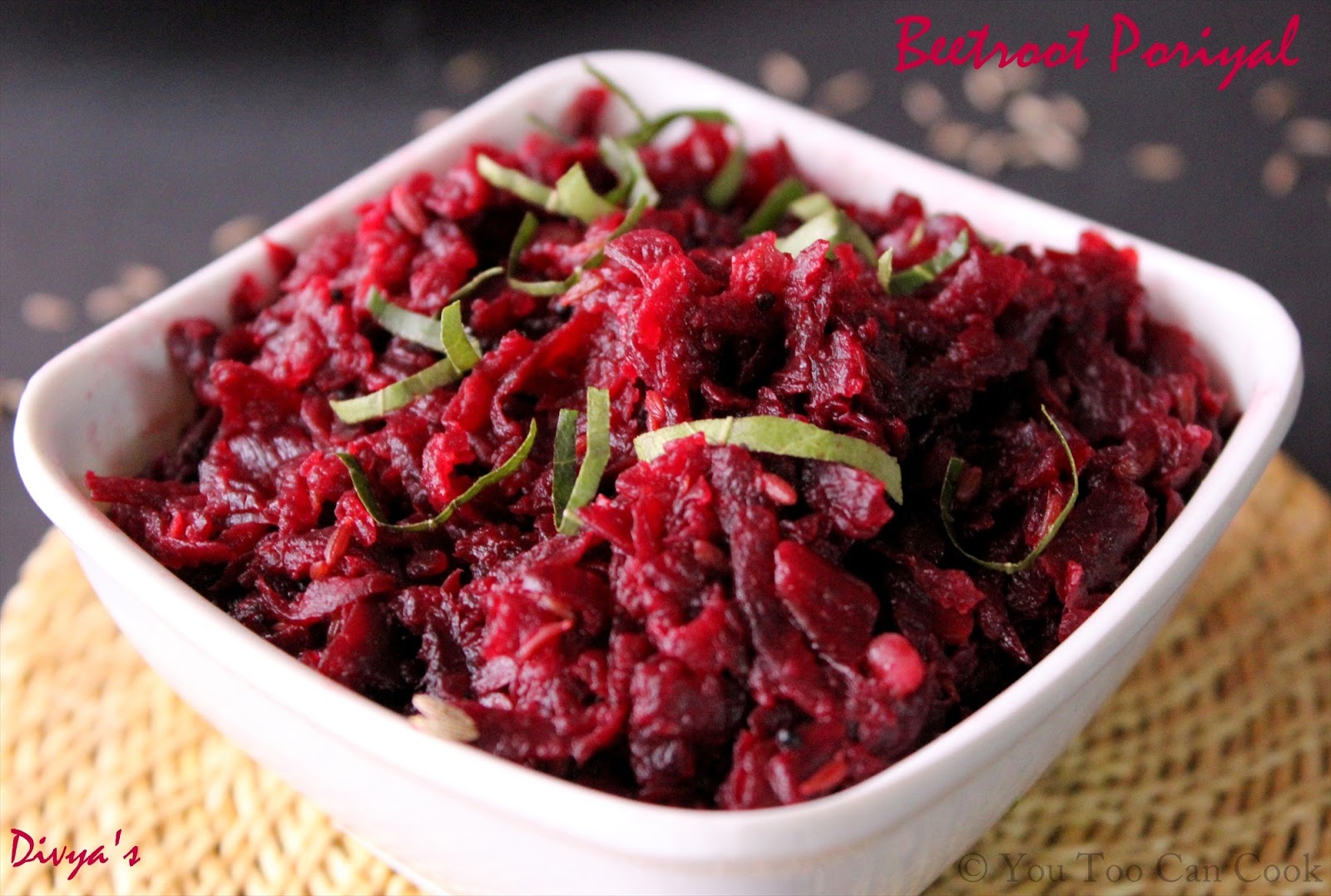 Beetroot Poriyal You Too Can Cook
