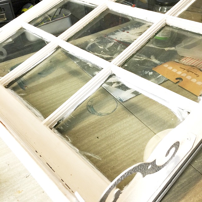 Vintage Window Shelf From Old Window