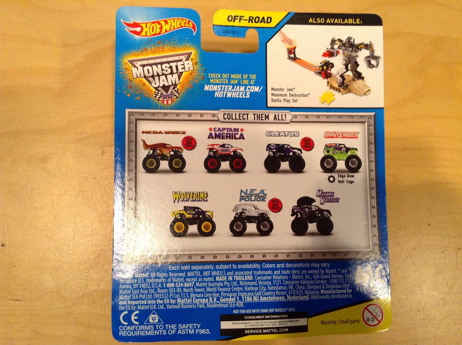 Julian's Hot Wheels Blog: Mega-Wrex Monster Jam Truck